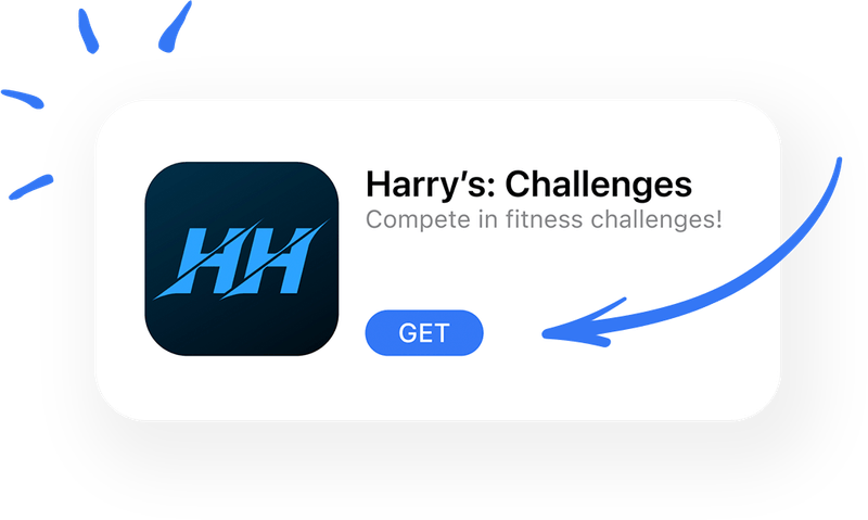 Hardcore Harry's app download screen