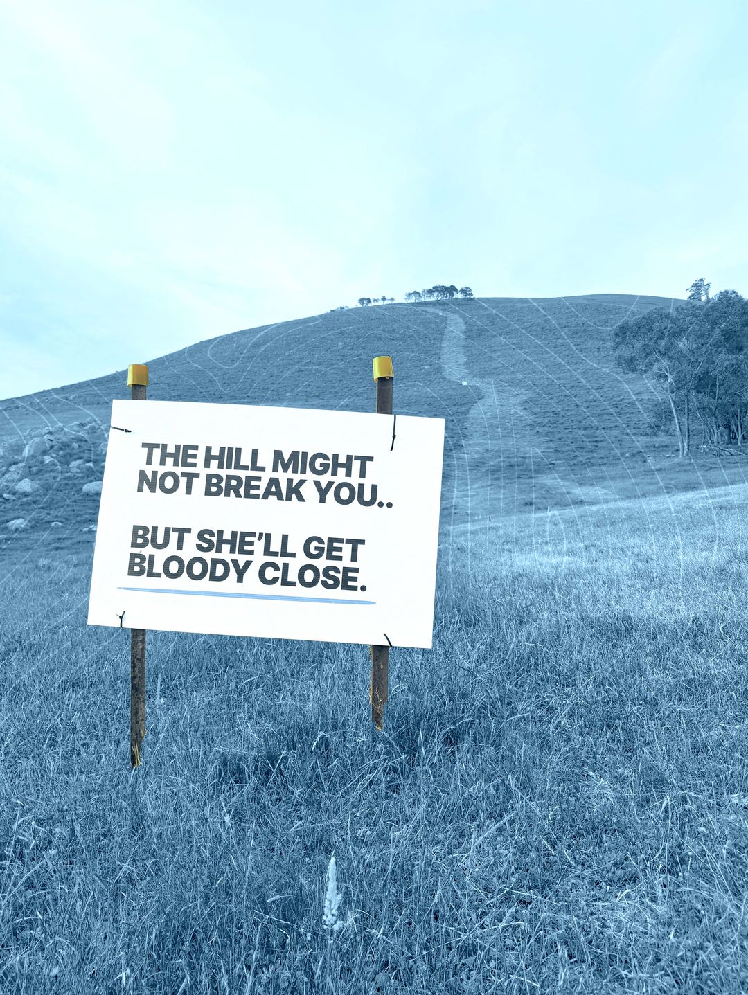 Kayla and Liz take on hardcore hill run